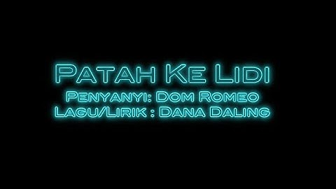 Karaoke Patah ke Lidi - Dom Romeo HD 1080p