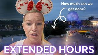 Is Disney's Extended Evening Hours Worth It? EPCOT Deluxe Guest Challenge