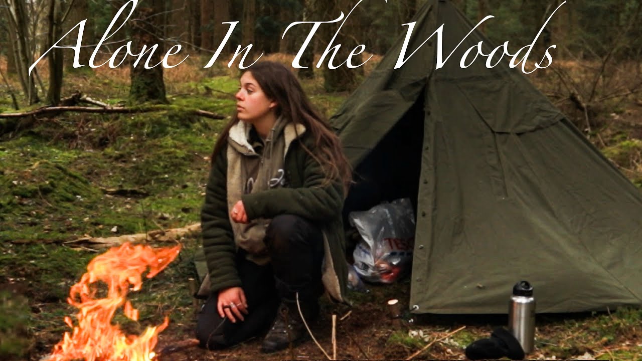 3Day Solo Camp | Polish Lavvu | Campfire Cooking | Flint & Steel