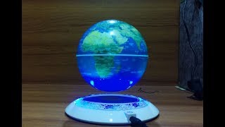 High quality magic magnetic floating globe unboxing review, Multi-color, how to set