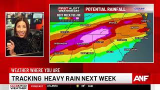 First Alert Forecast: Warm weekend ahead, heavy rain next week