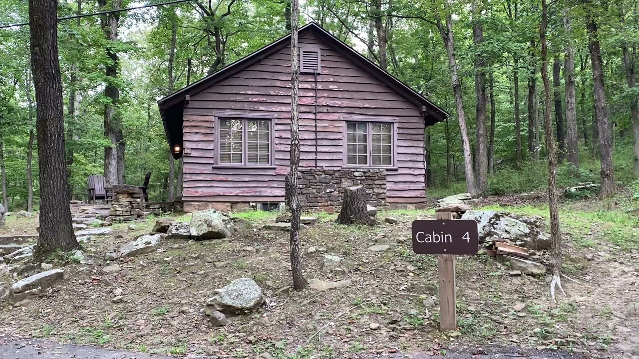 Cabin 4 tour at Devil’s Den State Park in Arkansas - YouTube