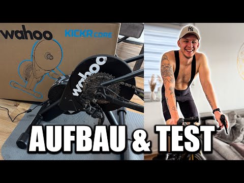 Setting up the Wahoo Kickr Core: Assembly, mounting the bike, connecting the app, and testing in ...