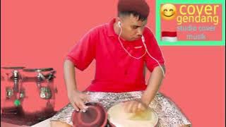 dangdut: Secawan Madu Kristina, cover gendang ketipung, bersama Iskandar PH di studio cover musik