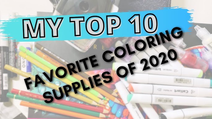 Top 10 Favorite Coloring Supplies Purchased in 2021 