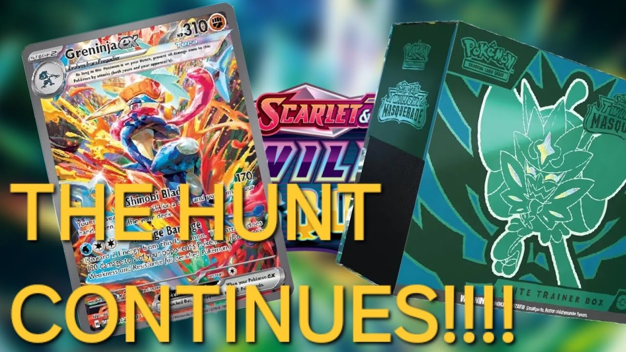 The Hunt For The Greninja SIR Continues!!! Twilight Masquerade Etb