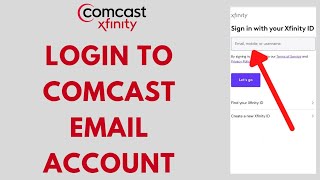 Comcast Xfinity Login 2022 | How to Login Comcast Email Account