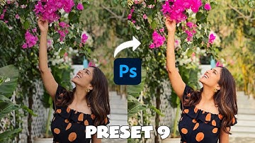 Natural & Clean Look Preset #9 | Photoshop Color Grading | Complete Tutorial ✅
