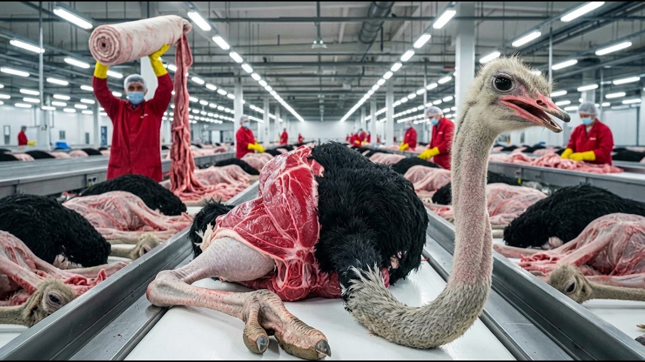 Inside the Ostrich Leather Factory: From Farm to $10,000 Luxury Bags (Full Process)