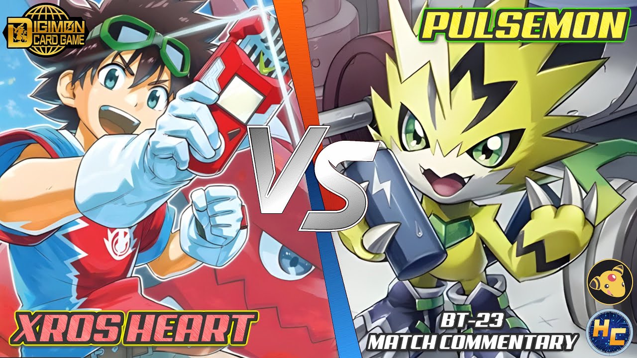 Xros Heart vs Pulsemon -- Digimon TCG BT-23 Match Commentary ft ...
