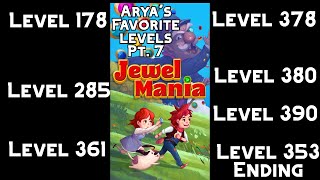 My Favorite Jewel Mania Levels Pt.  7 (including a 6 million point Level 353 ending)