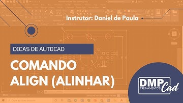DICAS DE AUTOCAD - COMANDO ALIGN - Como alinhar objetos no AutoCAD? Como usar o comando Align?