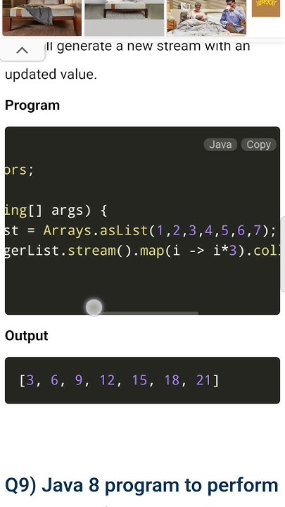 Java 8 program to multiply 3 to all elements in the list and print the ...