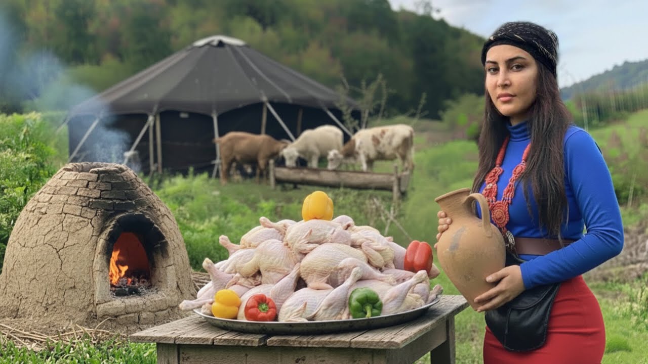 Savoring Chicken Tahchin and Rustic Village Life: A Delightful Mountain Adventure! Savoring Chicken Tahchin and Rustic Village Life: A Delightful Mountain Adventure!