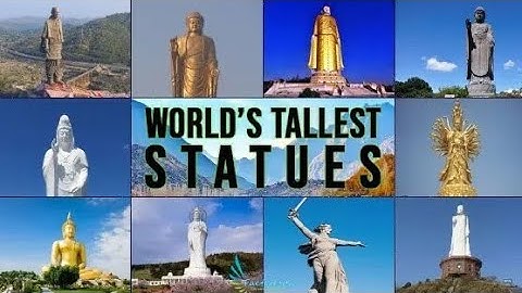 Tallest statue sizes comparison 3D Animation video (720p_HD).