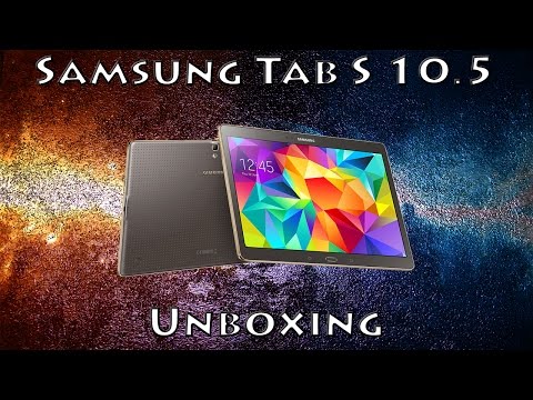 Samsung Tab S 10.5 Tablet and Book Cover unboxing Samsung Tab S 10.5 Tablet and Book Cover unboxing