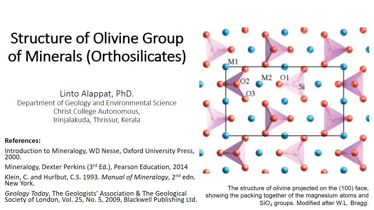 olivine crystal structure