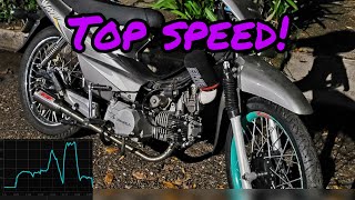 Honda Wave 149cc - Top speed #1