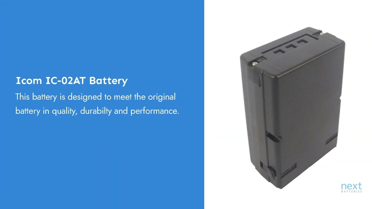 Icom IC-02AT Battery