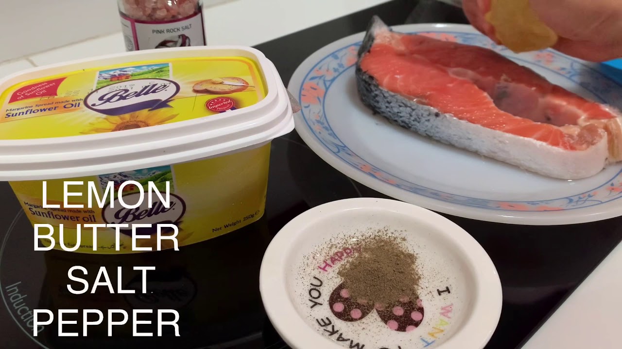AIR FRYER 10MINUTES LEMON BUTTER SALMON - YouTube