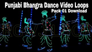Punjabi Bhangra Dance Video Loops pack 01 free Download
