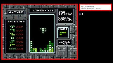 one line away from level 30 via gamegenie - NTSC NES Tetris
