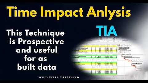 Delay analysis and Construction Claims using Time Impact Analysis | TIA | #ClaimsManagement