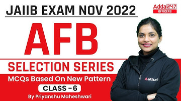 JAIIB Nov 2022 | JAIIB AFB | New Pattern Based MCQs Day 6 by Priyanshu Maheshwari