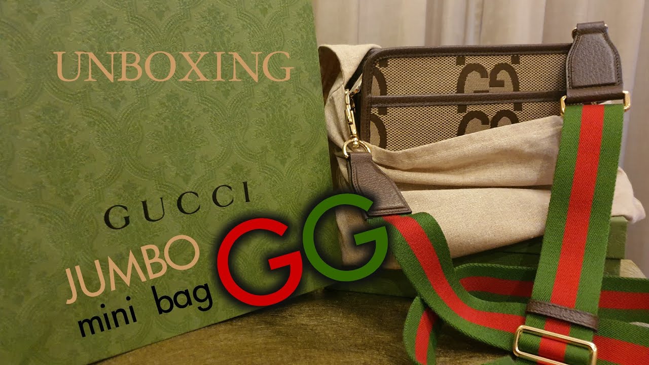 What makes me get this GUCCI Jumbo GG Mini Bag instead of the Interlocking  G ? - Unboxing & Review - YouTube