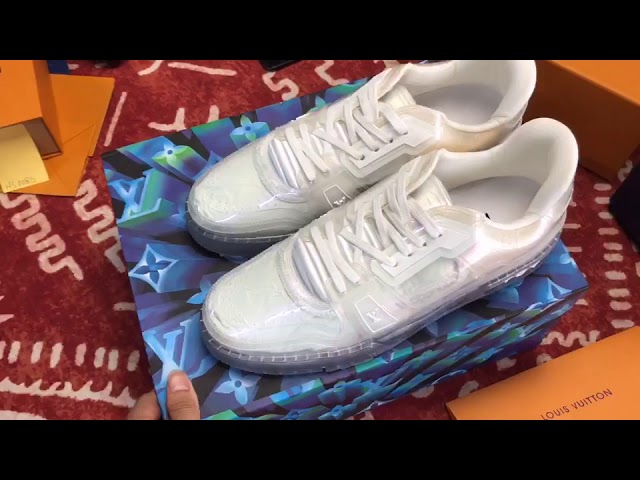 Fake or Real？Unboxing LV Trainer Louis vuitton Tatic White