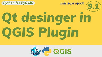 Part 9.1: How to use Qt Designer in QGIS Plugin development in mini-project called Layout Generator