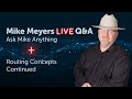 Mike Meyers LIVE Q & A Monday, Jan 17 2022 Feature: Setting Up A Router Lab