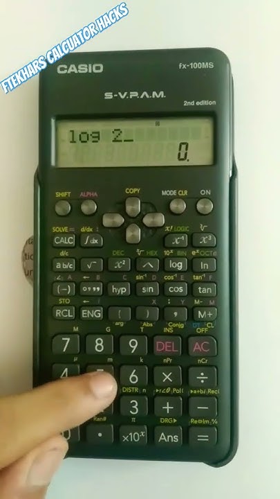 How To Calculated Log In Scientific Calcuator Casio Fx 100MS shorts how-to-calculated-log-in-scientific-calcuator-casio-fx-100ms-shorts