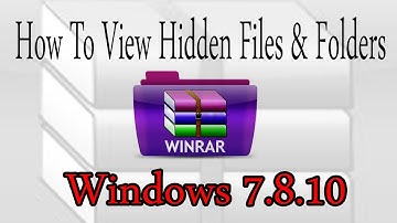 How To Hide in zipp & rar Files/Folders In Windows Xp/7/8  -Must Watch