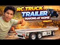 🤔How to make rc truck trailer at home || fully handmade 👍#diy #trailer #truck @Ak.models81 