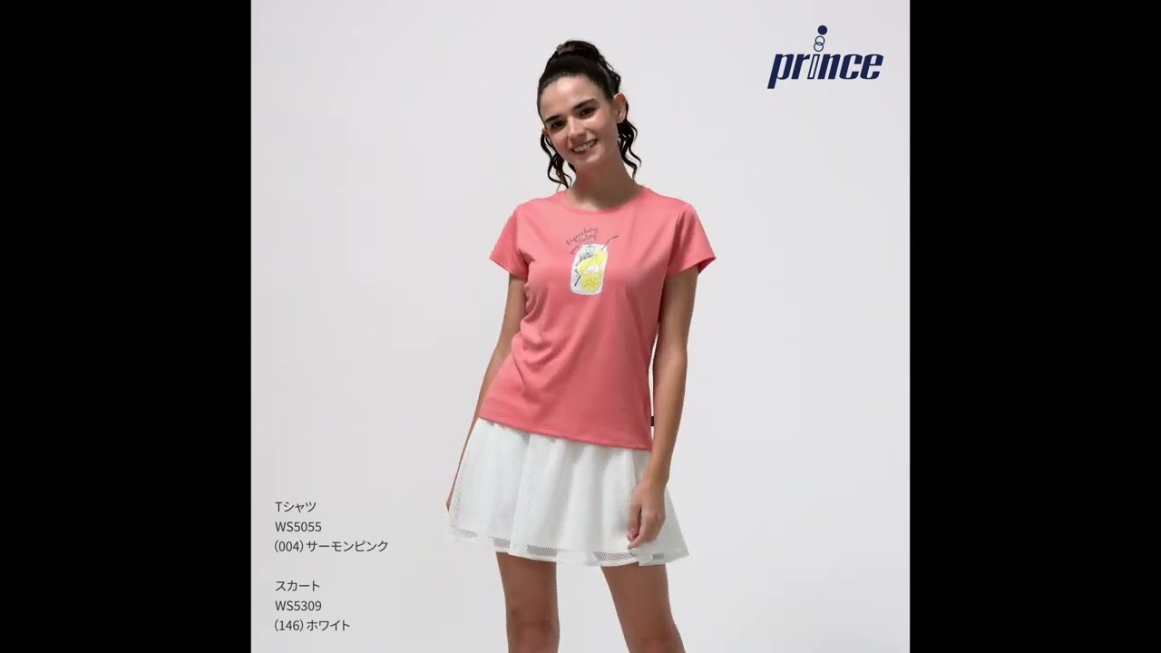 プリンス prince テニスウェア レディス Tシャツ WS5055