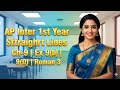 Ap intermediate new syllabus 1st year maths straight lines chapter 9 exercise 9 d 3rd Roman 1 to 4