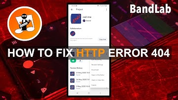BandLab. Hoe HTTP-fout 404 te verhelpen