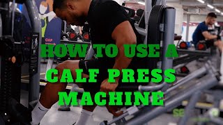 HOW TO USE A CALF PRESS MACHINE
