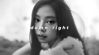 Jennie, Childish Gambino & Kali Uchis - Damn Right (Slowed + Reverb)