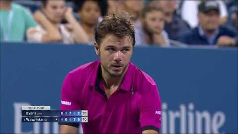Wawrinka Beats Evans In A Five Sets Thriller