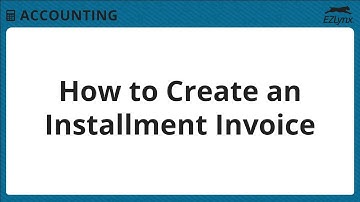 EZLynx 5 - How to Create Installment Invoices
