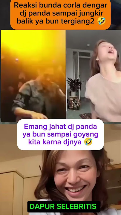 REAKSI BUNDA CORLA DENGAR DJ PANDA🤣 #artist #fyp #viral