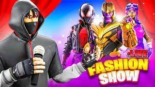 🔴 REAL FORTNITE FASHION SHOW LIVE (WIN=GIFTLIST)! SKIN CONTEST l CUSTOM MATCHMAKING #shorts