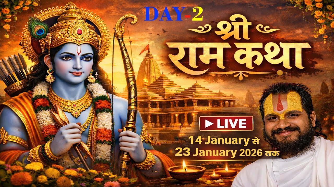 DAY-2 || श्रीराम कथा || SHRIRAM KATHA  कथा स्थान- श्री रामलीला मैदान, मंडोली सबोली, खेड़ा(नई दिल्ली)
