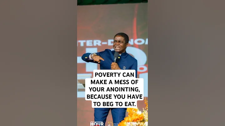 POVERTY CAN MAKE A M£SS OF YOUR ANOINTING, BECAUSE YOU HAVE TO BEG TO EAT.-  Bishop  Abioye #shorts