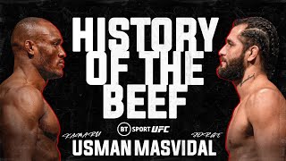 Kamaru usman and jorge masvidal have been going back forth for over a
year next saturday they finally settle their beef inside the
octagon... watch #...