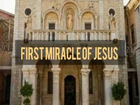 WEDDING AT CANA - FIRST MIRACLE OF JESUS AT CANA JOHN 2:1-14