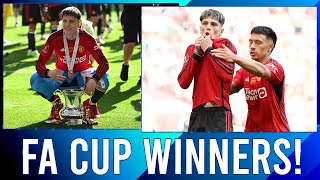 Alejandro Garnacho scores, with Lisandro Martinez win FA Cup with Manchester United! Julian Alvarez!