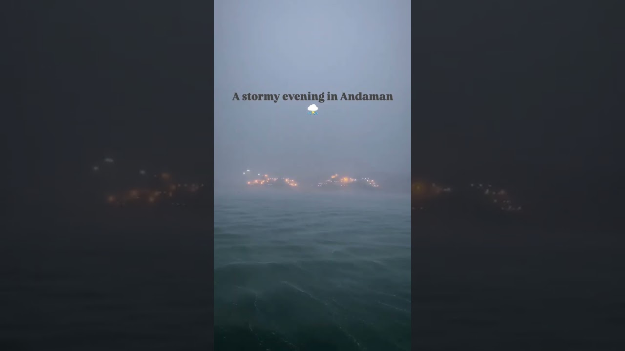 Rainy evening at Andaman Islands 